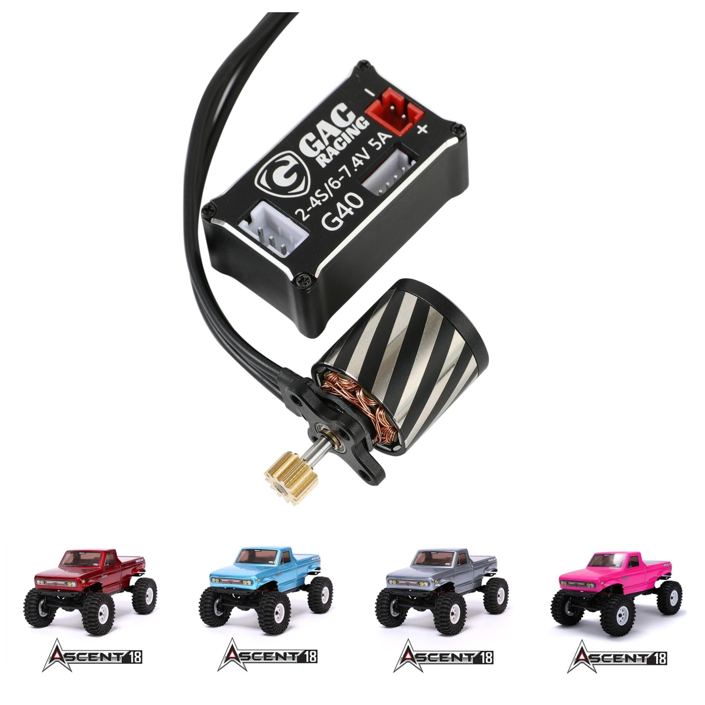 GM1621 V2 and G40 Power System for Ascent18