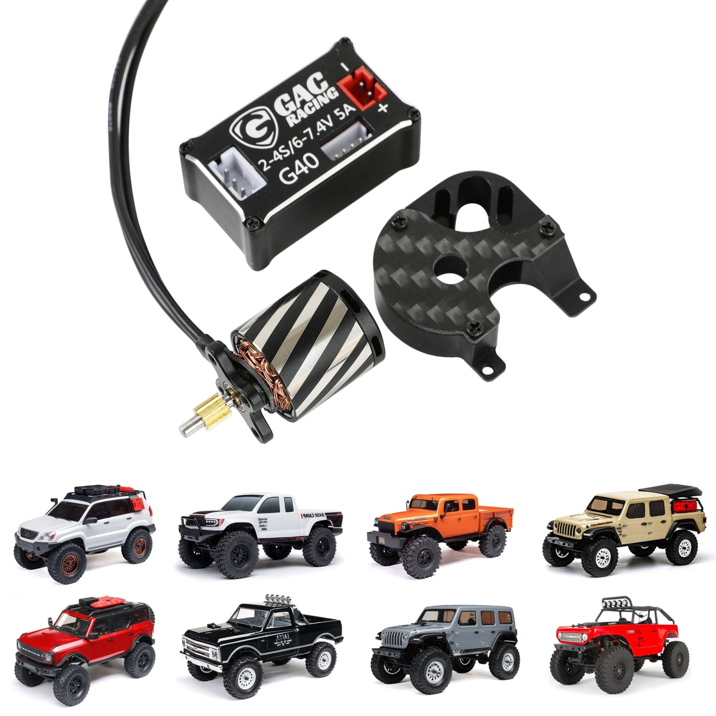 GM1621 V2 and G40 Power System for SCX24