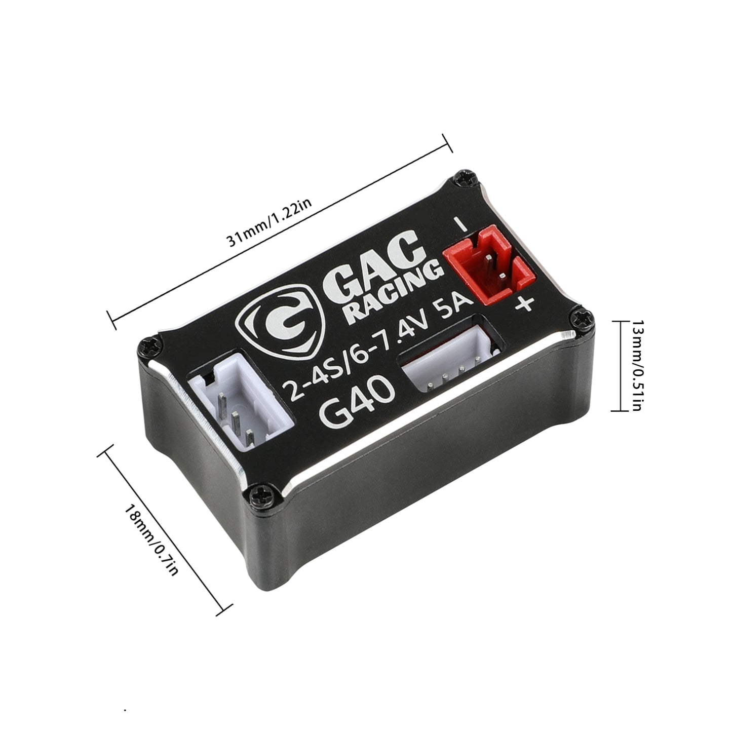 G40 40A Brushless Micro ESC For 1/18  1/24 RC Crawlers