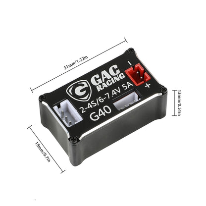 G40 40A Brushless Micro ESC For 1/18  1/24 RC Crawlers