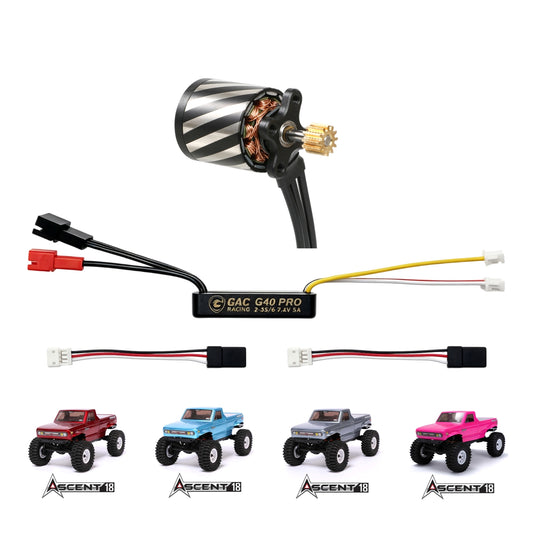 GM1621 V2 and G40 PRO Power System for Ascent18