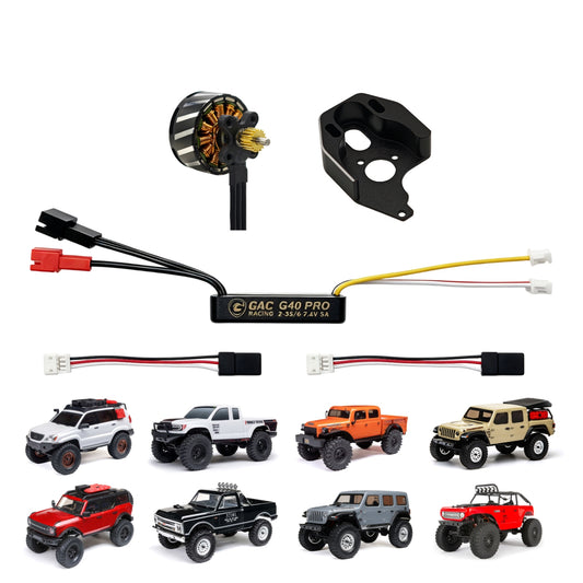 GM2217 and G40 PRO Power System for SCX24 with motor mount