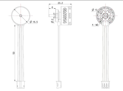 GM1614 Brushless Motor for SCX30